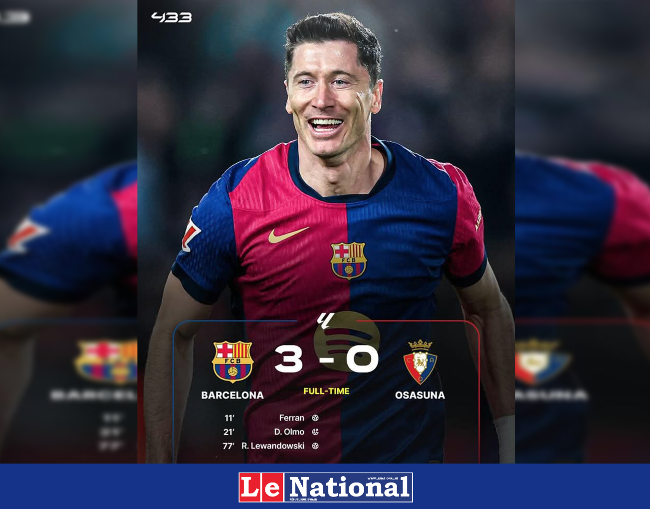 Le Barça en démonstration : Osasuna balayé, Madrid distance